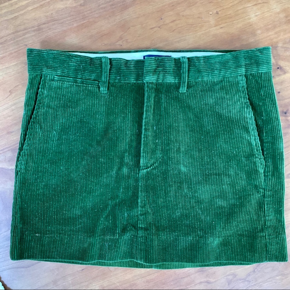 Ralph Lauren Rugby Velvet Mini Skirt